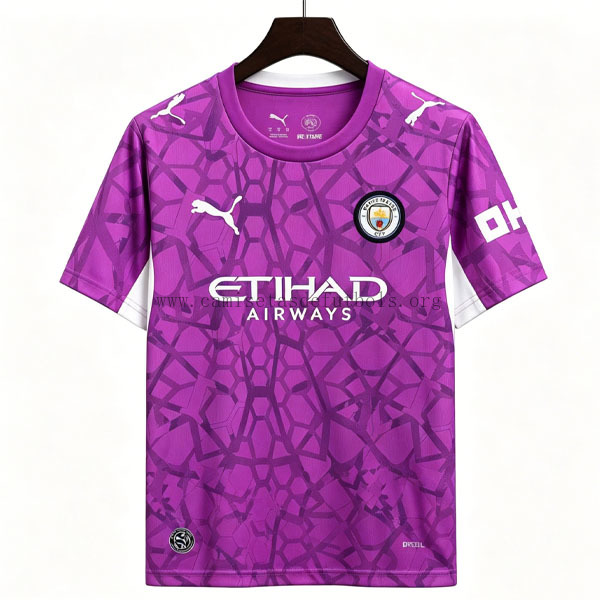 Manchester City Portero Camiseta de la 2ª Equipación 2026-2027 Saldazo transparente
