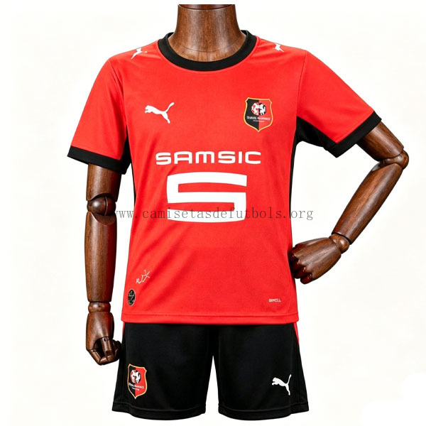 Niños Rennes Camiseta de la 1ª Equipación 2026-2027 ¡¡Cómo saldo, date prisa!