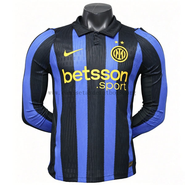 Inter Milan Manga larga de la 1ª Equipación 2026-2027 Versión Jugador ¡¡Vaya fantástico saldazo por tiempo limitado!