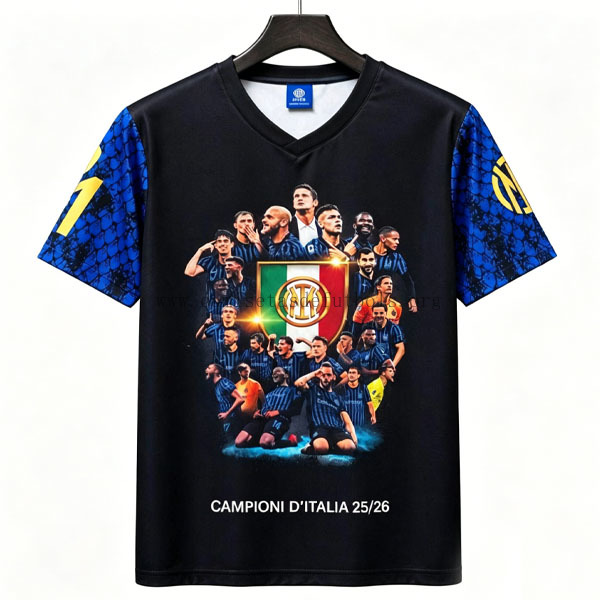 Inter Milan Camiseta de la Especial Equipación 2026-2027 Campioni d'Italia 25/26 Oferta fabuloso de colección
