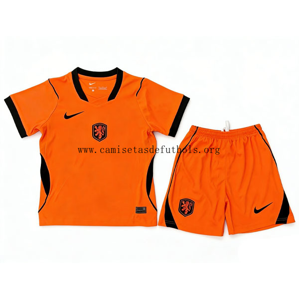 Niños Países Bajos Camiseta de la 1ª Equipación 2026-2027 Prodigioso preciaco, activa calidad asegurada