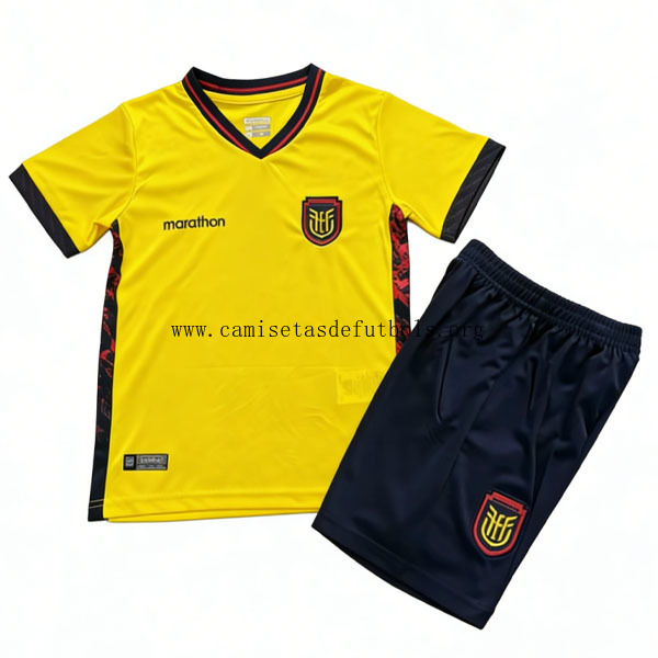 Niños Ecuador Camiseta de la 1ª Equipación 2026-2027 ¡¡Qué amigo preciaso de fábrica!