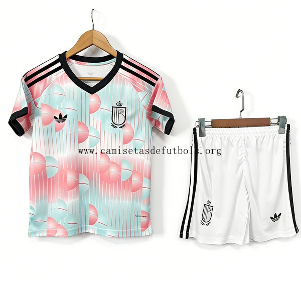 Niños Bélgica Camiseta de la 2ª Equipación 2026-2027 Portentoso oferta, consigue antes de que se acabe