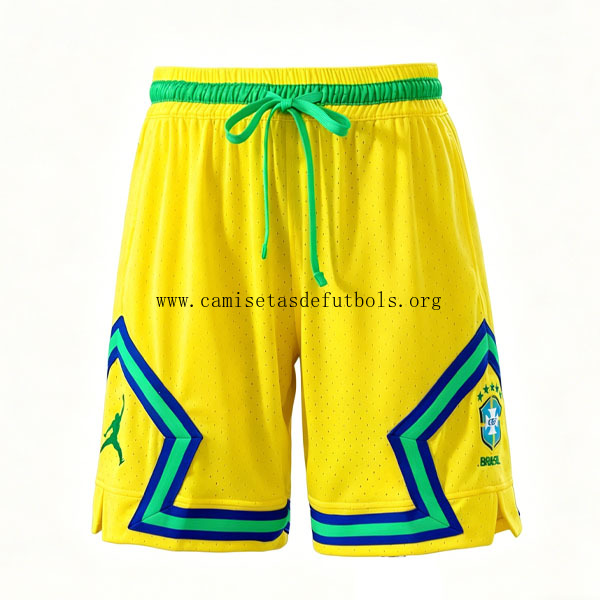 Brasil Pantalones de Baloncesto la Especial Equipación 2026-2027 amarillo Aprovéchalo más barato que nunca