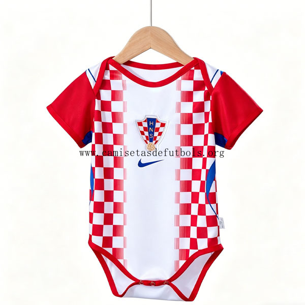 Bebés Croacia Camiseta de la 1ª Equipación 2026-2027 Saldazo portentoso
