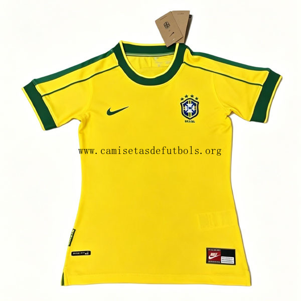 Mujer Brasil Camiseta de la 1ª Equipación 1998-1999 ¡¡Ni te imaginas regalado gangaza de risa!