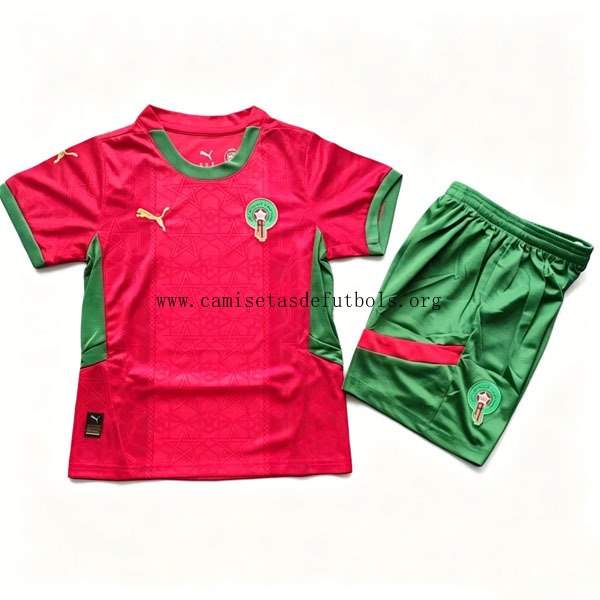Niños Marruecos Camiseta de la 1ª Equipación 2026-2027 Date prisa este saldo rebajado