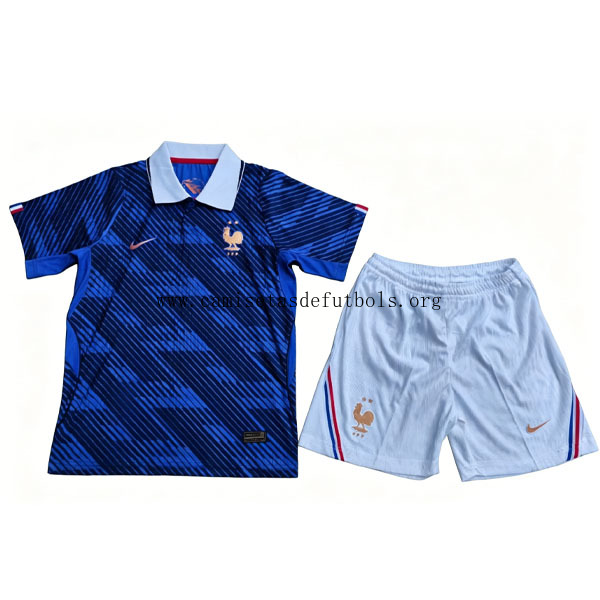 Niños Francia Camiseta de la 1ª Equipación 2026-2027 Versión Jugador Activa este preciaco ridículo