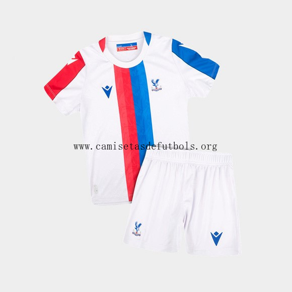 Camiseta Crystal Palace Replica Segunda Ropa Niño 2025/26 Blanco ¡¡Qué oferta, hazte con él!