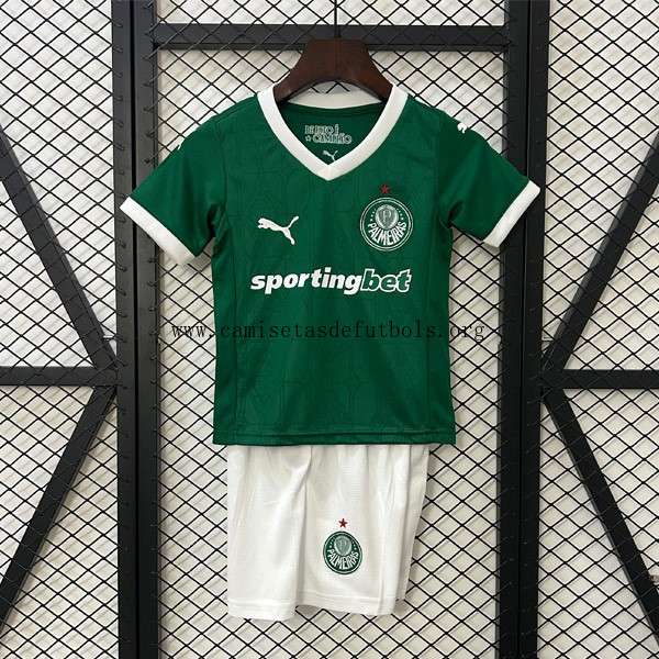 Camiseta Palmeiras Replica Primera Ropa Niño 2025/26 Bestia bicoca, dispara de derribo
