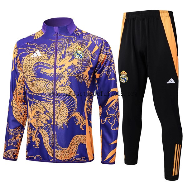 Chandal Real Madrid 2024/25 Purpura Amarillo Preciaco prodigioso de campeonato