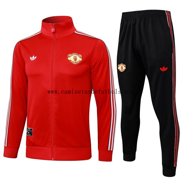 Chandal Manchester United 2025/26 Rojo 5 ¡¡Ni te imaginas formidable ahorro solo hoy!