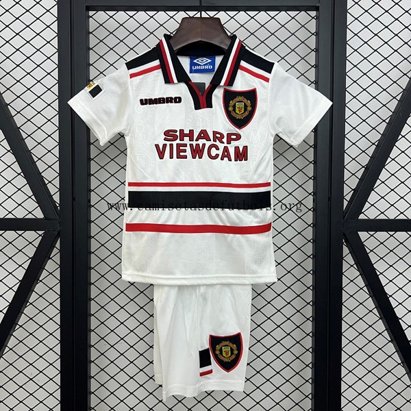 Camiseta Manchester United Replica Segunda Ropa Niño Retro 1997-1998 Preciaco excelente de risa