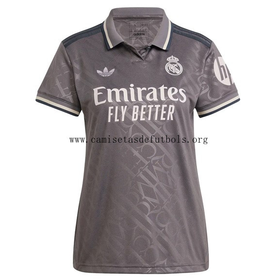 Camiseta Real Madrid Replica Tercera Ropa Mujer 2024/25 ¡¡Qué ofertón, gasta menos!