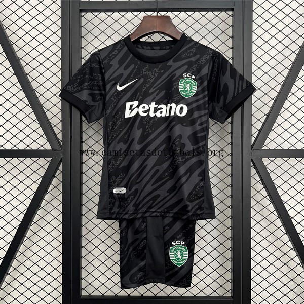 Camiseta Sporting Lisbon Goalkeeper Niño 2025/26 Negro Agarra este saldo económico