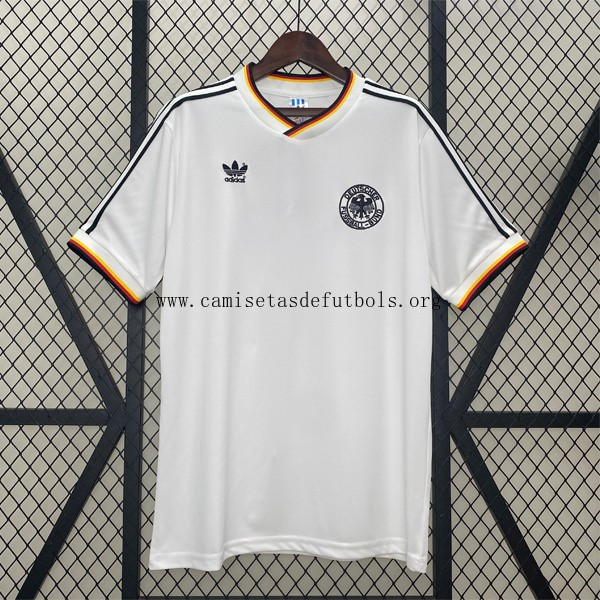 Camiseta Alemania Replica Primera Ropa Retro 1986 ¡¡Menudo/a asequible oferta de fábrica!