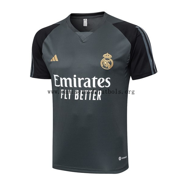 Camiseta Entrenamiento Real Madrid 2024/25 Gris ¡¡Qué extraordinario bicoca con devolución gratis!