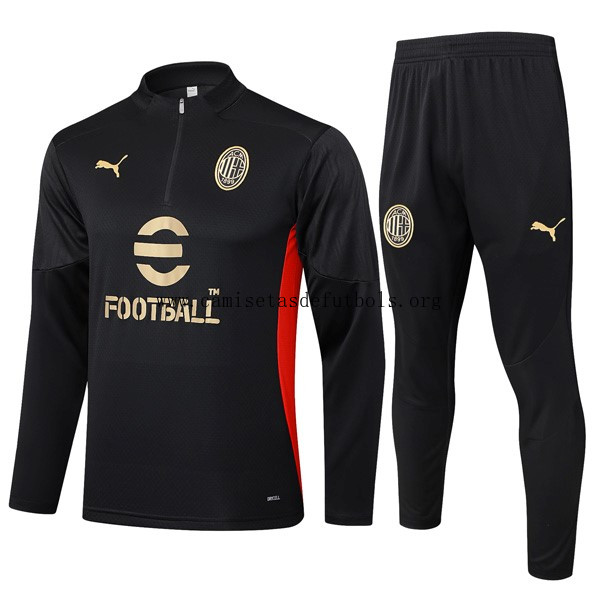 Sudadera De Training AC Milan 2024/25 Negro Benefíciate este ofertón barato