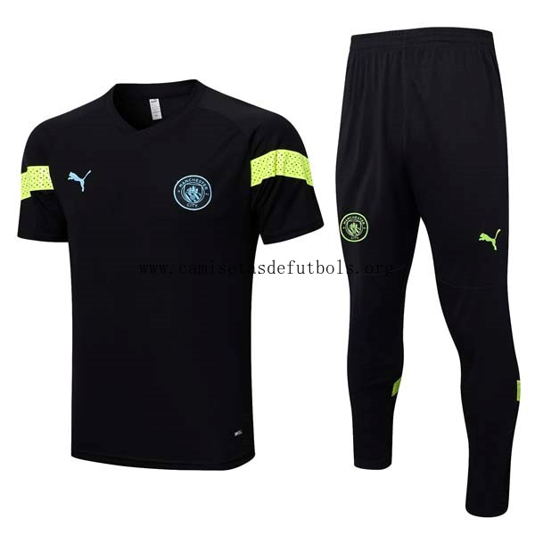 Polo Manchester City Conjunto Completo 2023/24 Negro Activa este precio fantástico