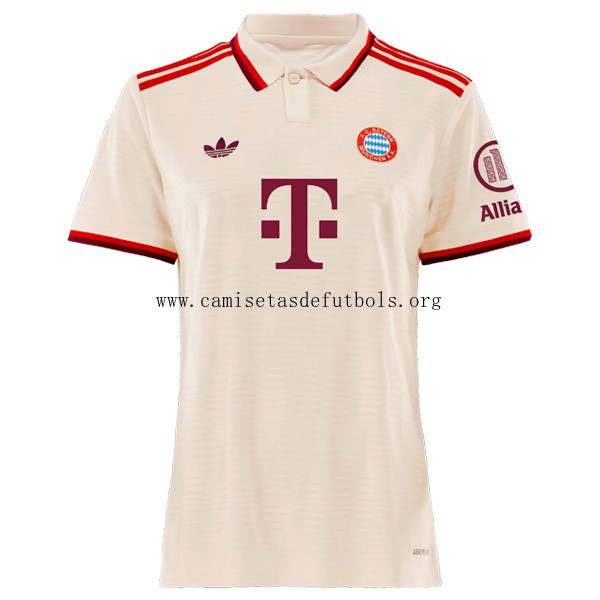 Camiseta Bayern Munich Replica Tercera Ropa Mujer 2024/25 Liquidación inmejorable de fábrica
