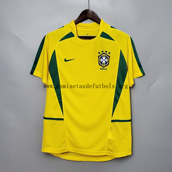 Camiseta Brasil Replica Primera Ropa Retro 2002 Dispara este saldazo increíble
