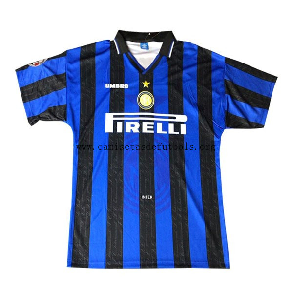 Camiseta Inter De Milán Replica Primera Ropa Retro 1997-98 Alucinante ofertón, adquiere de la temporada