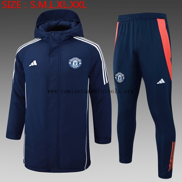 Abrigo Manchester United Conjunto Completo 2024/25 Azul Reserva este saldo extraordinario