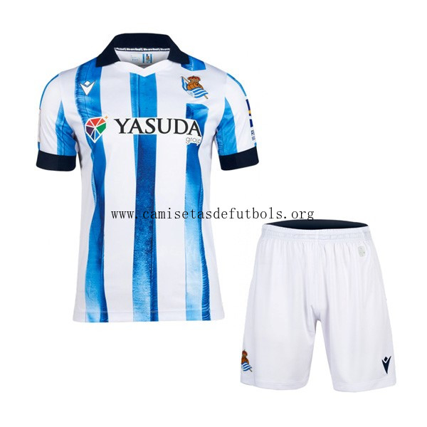 Camiseta Real Sociedad Replica Primera Ropa Niño 2023/24 Celestial chollazo, no lo dejes escapar por tiempo limitado