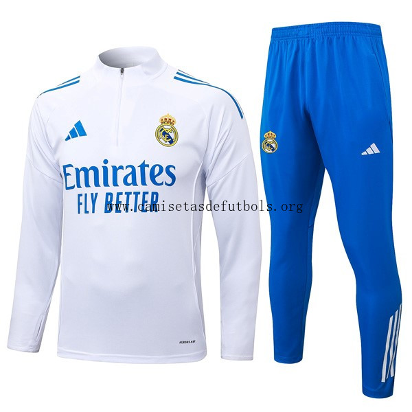 Sudadera De Training Real Madrid 2025/26 Blanco 5 Rebaja bestial solo hoy