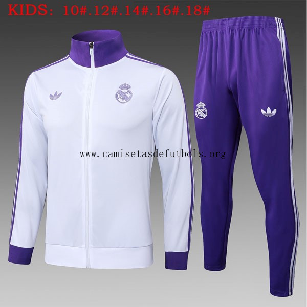 Ninos Chandal Real Madrid 2025/26 Blanco 5 Bicoca bestial por tiempo limitado