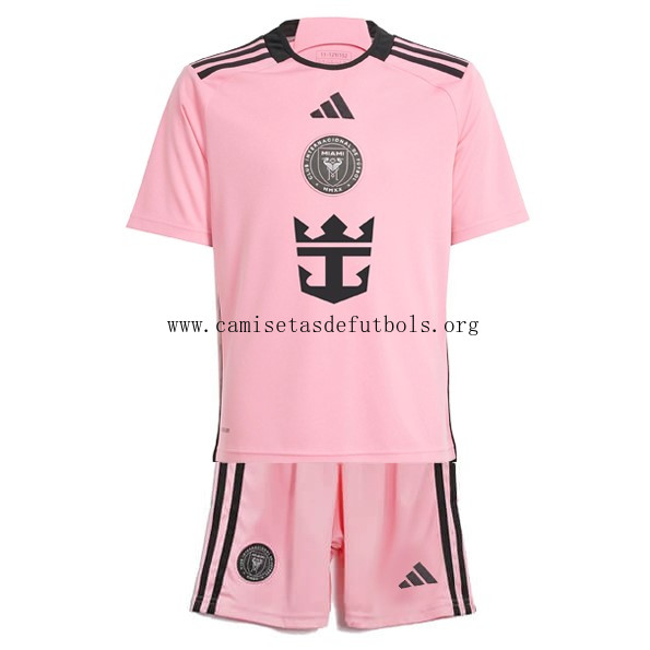 Camiseta Inter Miami Replica Primera Ropa Niño 2024/25 Ganga insuperable por tiempo limitado