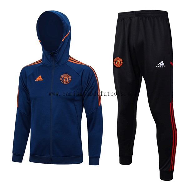 Chaqueta Con Capucha Manchester United 2024 Azul Adquiere este oportunidad ridículo