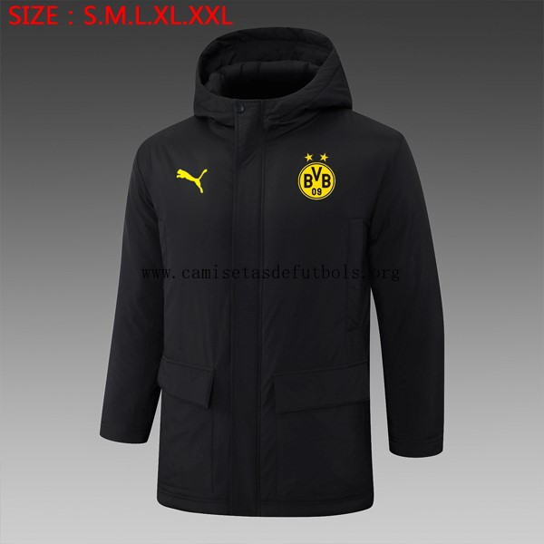 Abrigo Borussia Dortmund 2024/25 Negro ¡¡Vaya descuento, adquiere!