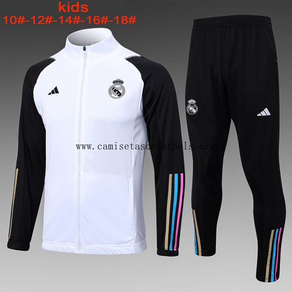 Ninos Chandal Real Madrid 2024 Blanco 2 Corre a por él sin intermediarios