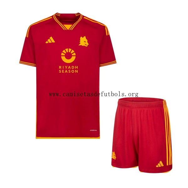 Camiseta AS Roma Replica Primera Ropa Niño 2023/24 Prodigioso chollo, no lo pienses calidad asegurada