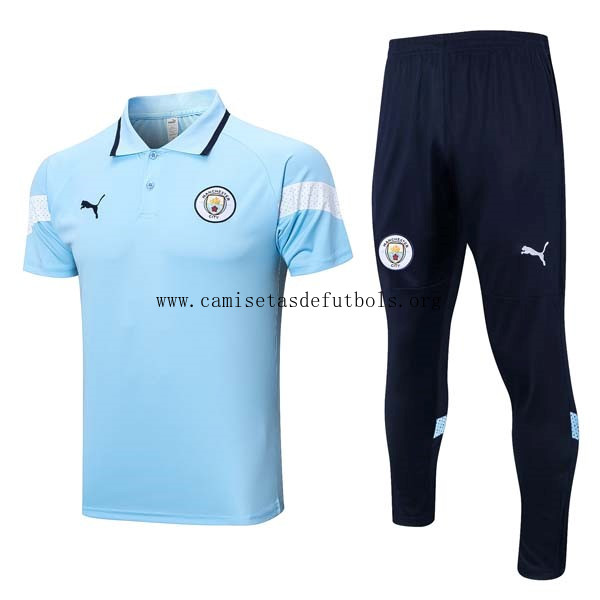 Polo Manchester City Conjunto Completo 2023/24 Azul Fabuloso ahorro, aprovéchala ya solo hoy