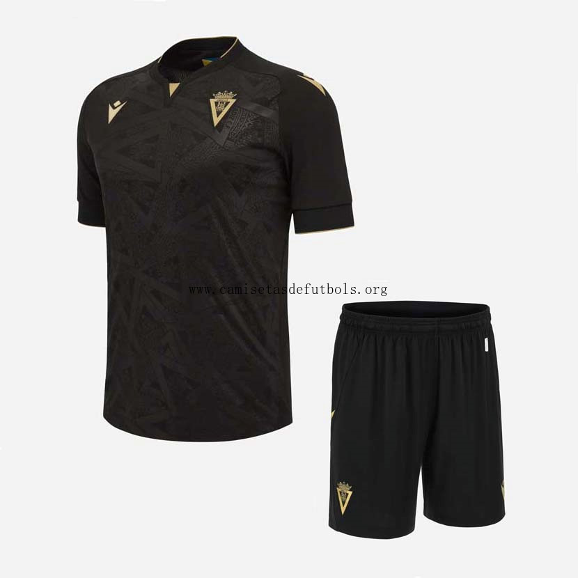 Camiseta Cádiz Replica Segunda Ropa Niño 2023/24 Descuentazo asequible