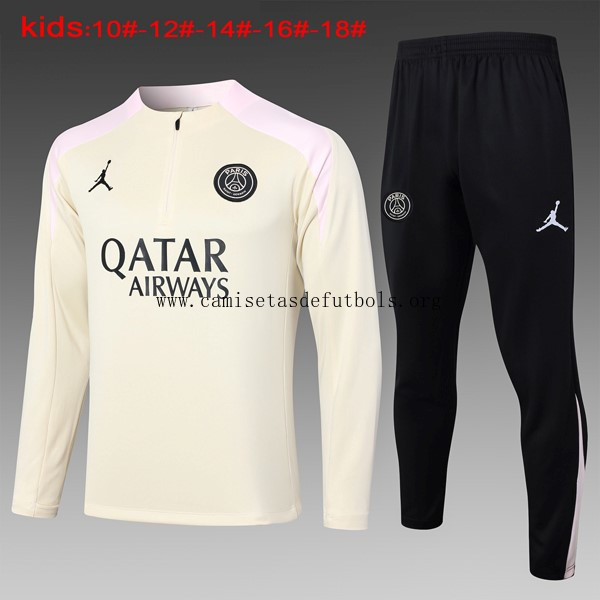 Niños Sudadera De Training PSG 2024/25 Amarillo Rosa 3 ¡¡Menudo/a asequible ahorro solo hoy!