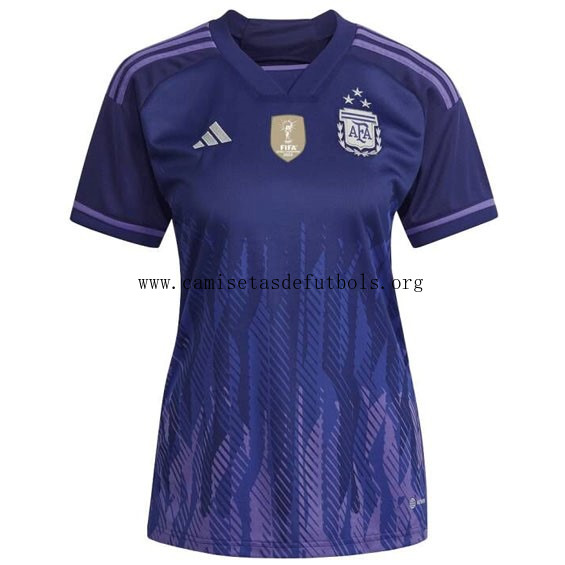 Camiseta Argentina Replica Segunda Ropa Mujer 2022/23 ¡¡Vaya rebajado liquidación de fábrica!