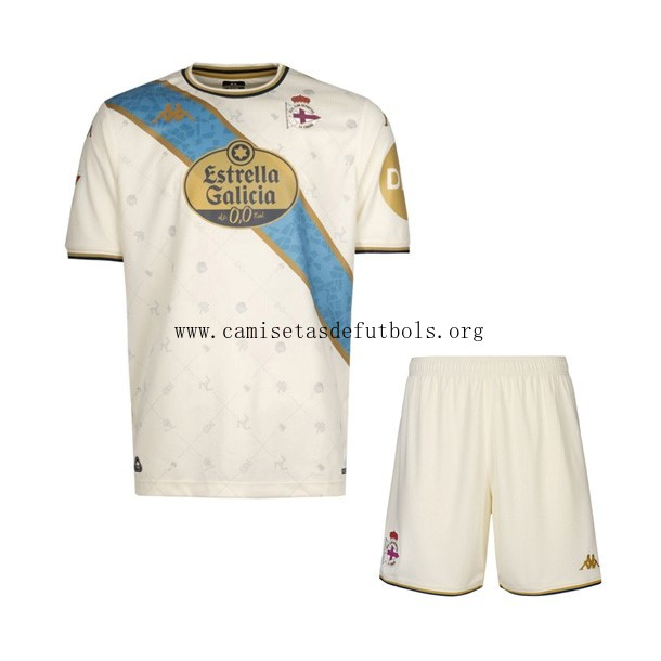 Camiseta Deportivo Coruña Replica Tercera Ropa Niño 2025/26 Bicoca genial de outlet
