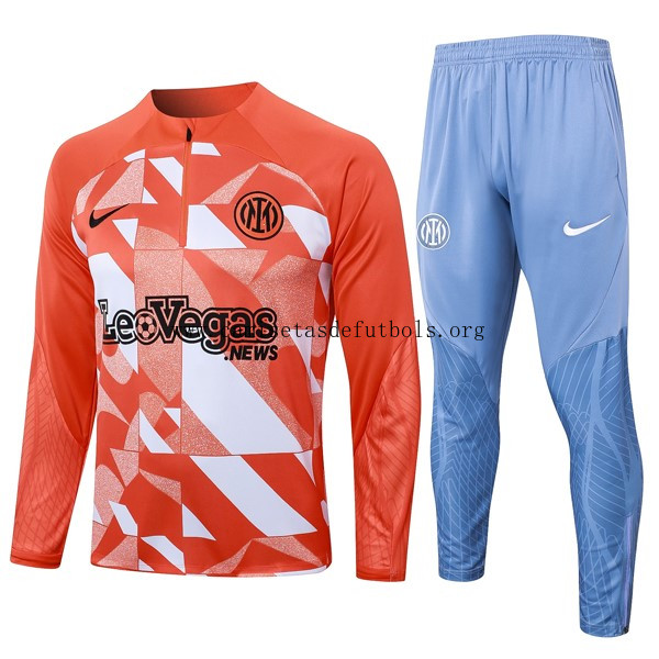 Sudadera De Training Inter Milan 2024/25 Naranja Blanco 3 Saldazo excelente de outlet