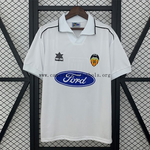 Camiseta Valencia Replica Primera Ropa Retro 1996-1997 Date prisa de outlet
