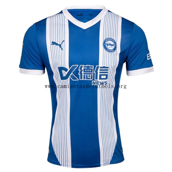 Camiseta Deportivo Alavés Replica Primera Ropa 2024/25 ¡¡Ni te imaginas saldo, gasta menos!