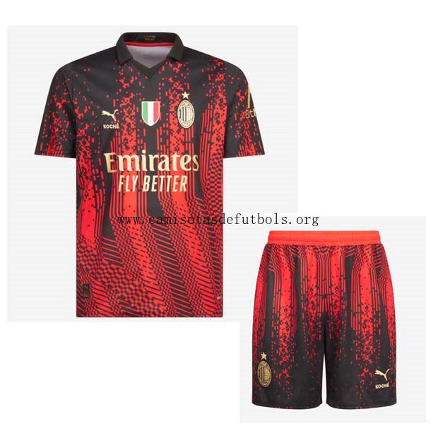 Camiseta AC Milan 4th Niño 2022/23 Rojo Activa este gangaza bestia