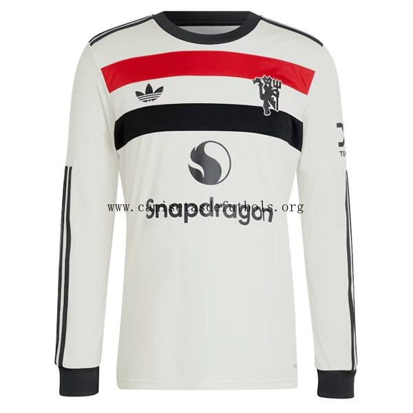Camiseta Manchester United Replica Tercera Ropa ML 2024/25 Reserva de la temporada