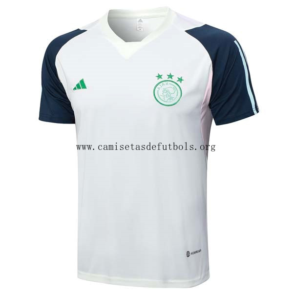 Camiseta Entrenamiento Ajax 2023/24 Blanco ¡¡Cómo precio, hazte con él!