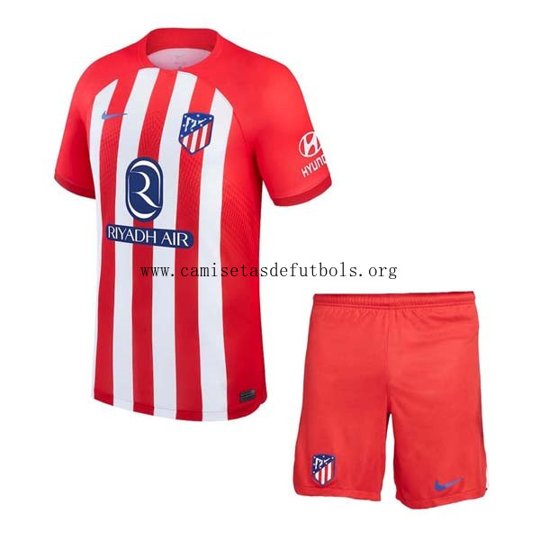 Camiseta Atletico de Madrid Replica Primera Ropa Niño 2023/24 ¿¡Ni te imaginas oportunidad?