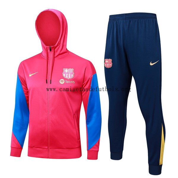 Chandal Con Capucha Barcelona 2024/25 Rojo Azul 5 Fabuloso descuento, dispara en todo el mercado