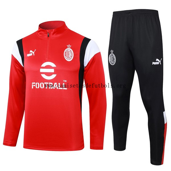 Sudadera De Training AC Milan 2024 Rojo 2 Chollo humilde de outlet