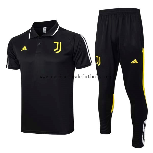 Polo Juventus Conjunto Completo 2023/24 Negro Benefíciate de risa